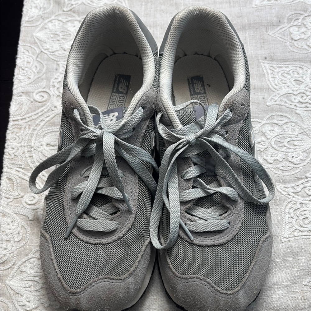 New Balance Light Gray Athletic Shoes